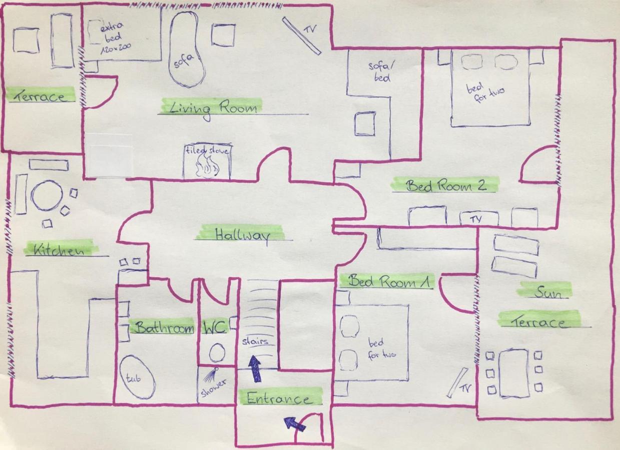 צל-אם-זי Ferienwohnung Appartement Am Schilf Xl מראה חיצוני תמונה